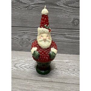 White Barn Candle Co. Christmas Santa Topiary Candle 8”  Holiday Decor